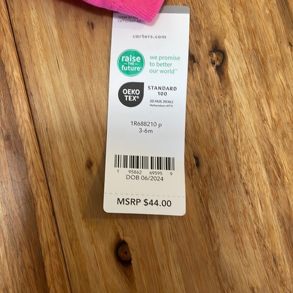 Carters 3-Piece Strawberry Costume - Picture 3 of 8